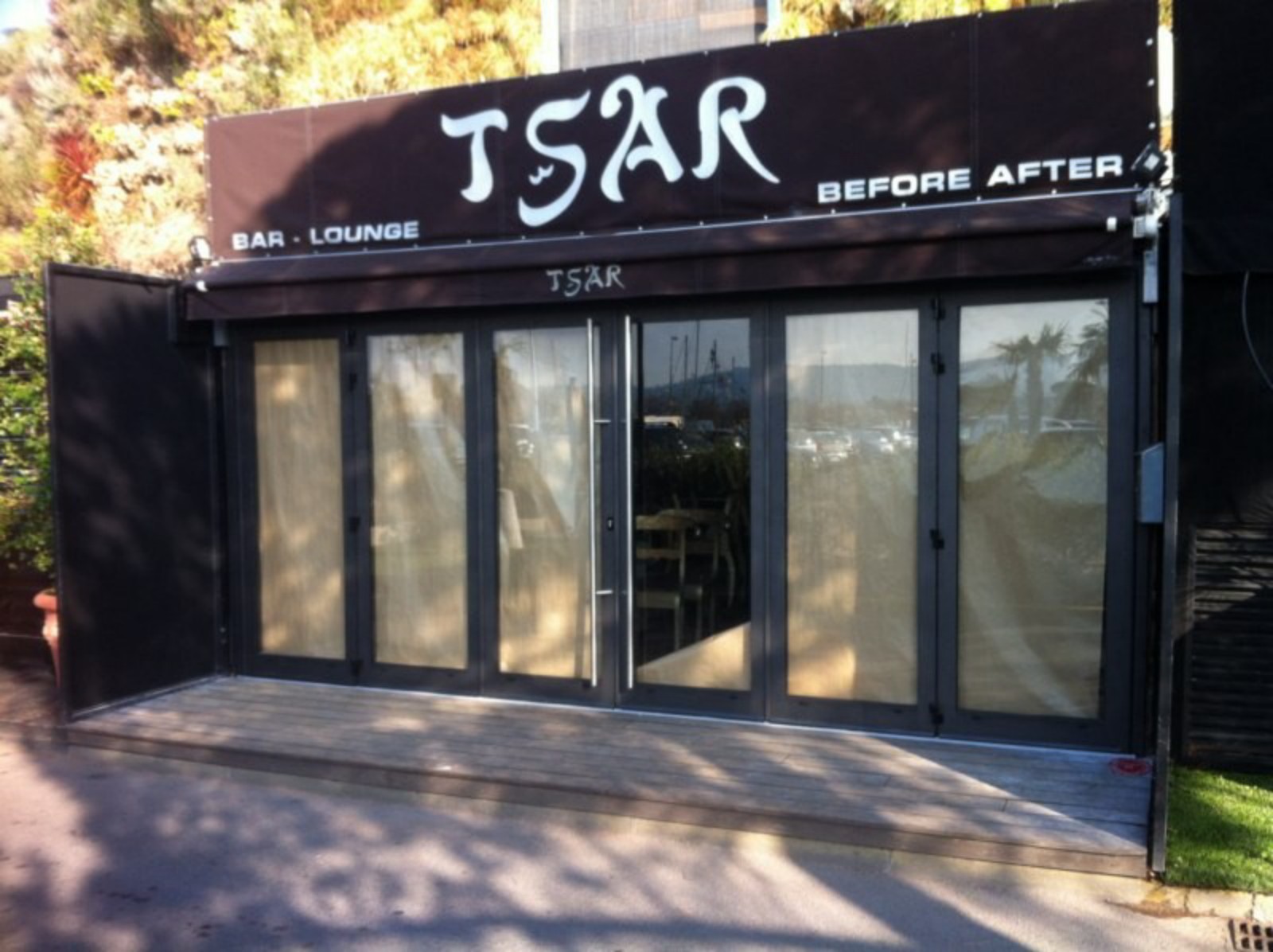 devanture le Tsar St tropez